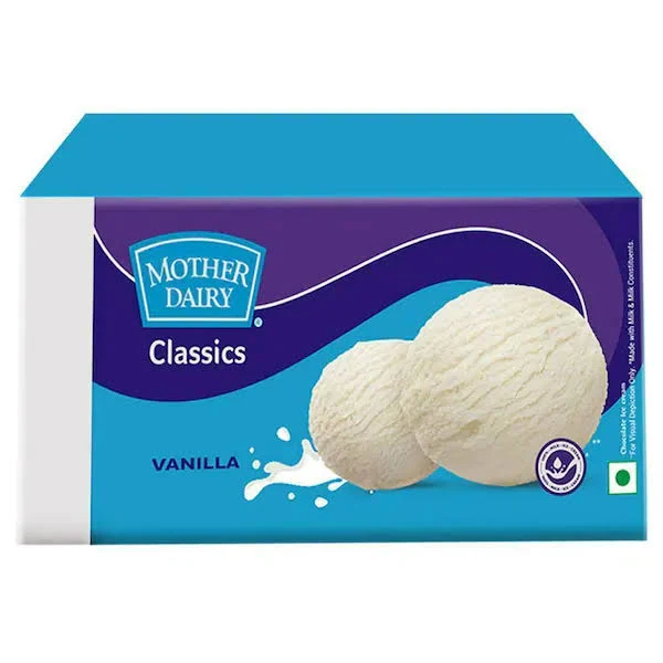 Mother Dairy Classic Vanilla Ice Cream